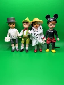 Lot Of 4 Disney Mickey Mouse Madame Alexander Hansel Mouseketeer Wendy Toy Doll - Picture 1 of 4