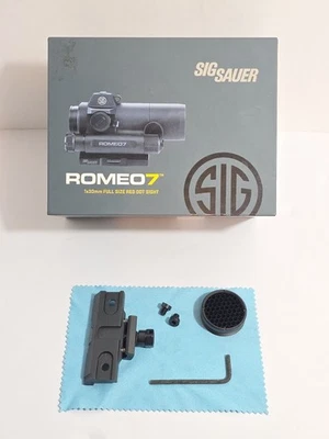 **LEER** Sig Sauer ROMEO7 SOR71001 mira de punto rojo soporte de montaje de montaje bajo SOLO Foto 1 de 4