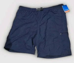 Columbia PFG Omni-Shade Drawstring Water Shorts Mens Size XXL Navy Blue NWT - Picture 1 of 4