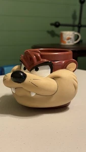 Vintage TAZMANIAN DEVIL 1992 Becher Looney Tunes Hartplastik Kaffeetasse TAZ - Bild 1 von 6