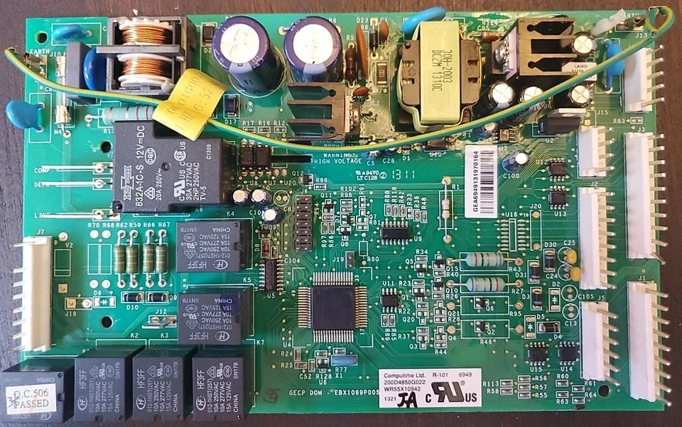 GE Refrigerator Control circuit Board fridge w/ WARRANTY 200D2260G008 AP7188100 - Image 1 of 1
