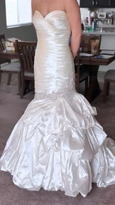 Wedding Gown with Sequins, Beads, and Pearl Embellishments - Picture 1 of 4