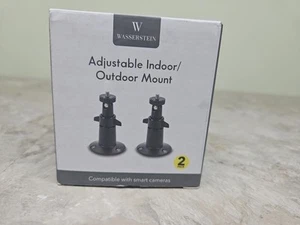 Box Of 2 WASSERSTEIN Adjustable Indoor/Outdoor Mounts For Smart CamerasOpen Box - Picture 1 of 12