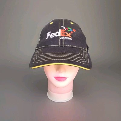 Danny Hamlin FedEx Racing #11 Bandera a Cuadros Persecución NASCAR Auténtica Gorra Sombrero Negro Foto 1 de 4