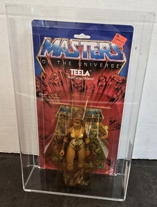 1983 AFA 80+ MOTU MASTERS OF THE UNIVERSE TEELA FIGUR RED BOOTS 12 BACK Y-NM  - Bild 1 von 6