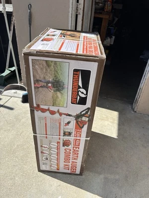 43cc земля шнек Powerhead 6 «рыба хвост точка гибкая катушка амортизатор пружина отверстие экскаватор - Изображение 1 из 4