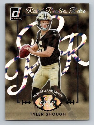 Tyler Shough 2025 Donruss #14 Rated Rookies Retro New Orleans Saints - Image 1 of 2