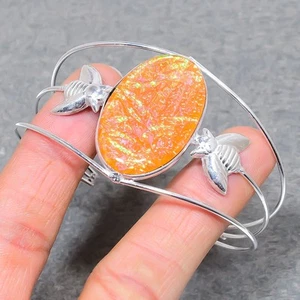 Australian Triplet Opal Oval Shape Gemstone Jewelry Adjustable Bangle SR 285 - Picture 1 of 7