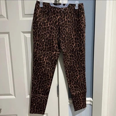 Pantalones de leopardo Lisa Rinna para mujer talla 6 Foto 1 de 2