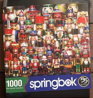 Springbok Nutcracker Collection 1000 pc Jigsaw Puzzle 24" x 30" Complete  - Image 1 of 2