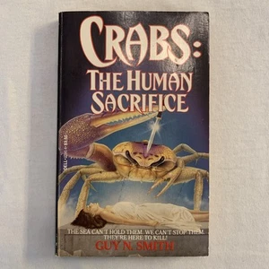 RARE Crabs The Human Sacrifice Guy N. Smith Paperback 1st USA Printing 1988 - Picture 1 of 11