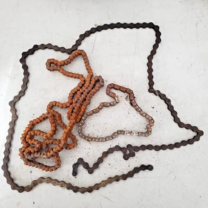 Rusty Chain Steampunk Art Makers industrial metal decor design rustic farmhouse - Picture 1 of 2