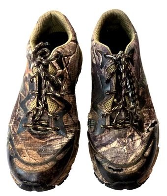ROCKY Broadhead Trail Runner Camouflage REAL TREE Hike Hunt Men's Shoes Sz 11.5M - Image 1 of 4
