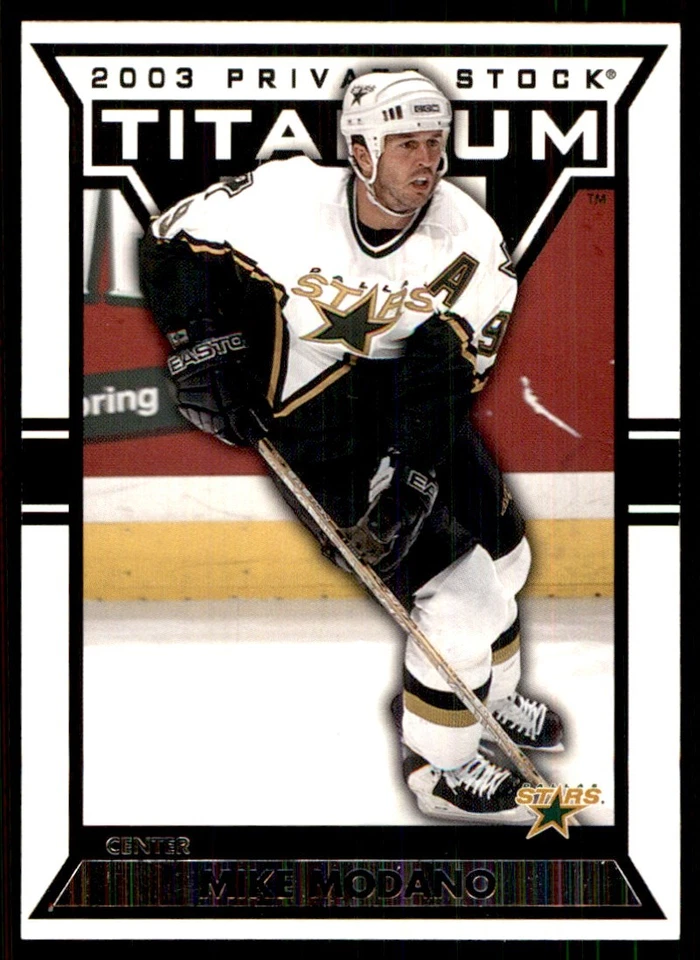 2002-03 Pacific Private Stock Titanium Mike Modano Dallas Stars #32 - Image 1 of 2