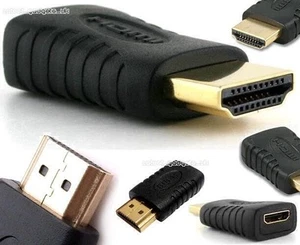 HDMI Buchse auf HDMI Stecker Adapter HDTV/TFT/PS3/DVD/XBOX - Bild 1 von 1