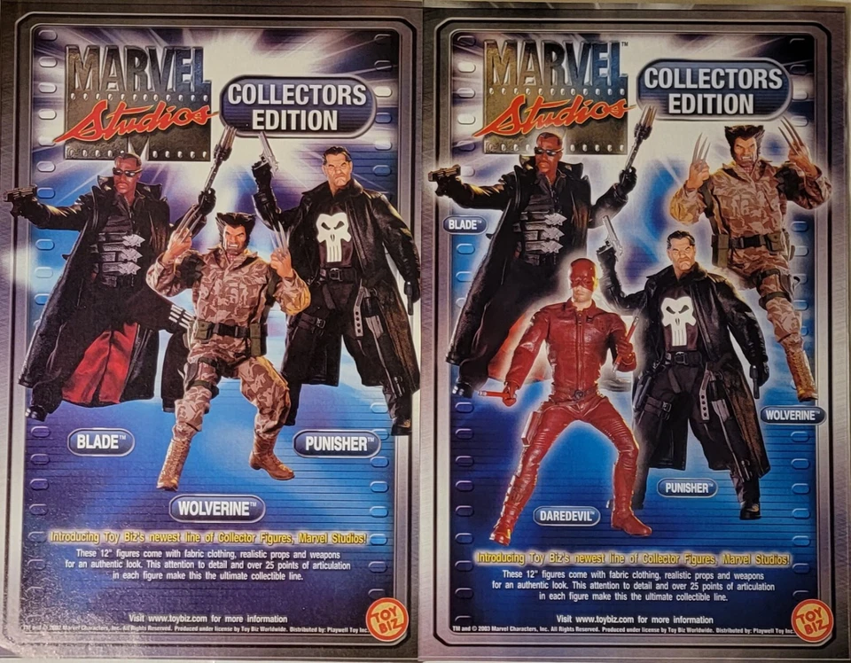 Figura Blade Wolverine Punisher Daredevil Toy Biz Edición Coleccionista 12' Mini AD Foto 1 de 1