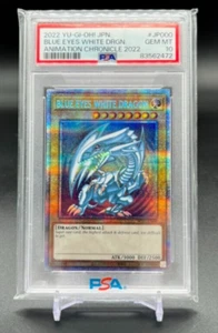PSA 10 BLUE-EYES WHITE DRAGON AC02 Prismatic Secret ANIMATION CHRONICLE YuGiOh - Picture 1 of 6