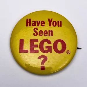 Lego vintage hai visto? Lego Pin Spilla Pulsante Posteriore Raro Pubblicità - Foto 1 di 6