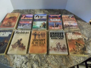 Lot of 10 Western Novels - Signet Books - Trailsman, Redskin, The Renegade & mor - Picture 1 of 18