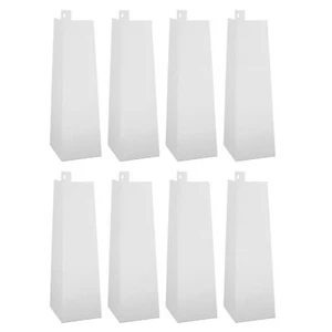 8PCS Aluminum Siding Corners 8 Inch Outside Siding Corner Trim W/Screws. - Picture 1 of 12