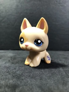 Littlest Pet Shop 1447 cane cucciolo pastore tedesco marrone chiaro autentico Lps Hasbro - Foto 1 di 7