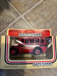 lledo promotional model potteries bus red - Picture 1 of 1