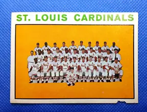 1964 Topps St. Louis Cardinals Teamkarte #87 Baseballkarte niedrige Qualität - Bild 1 von 4