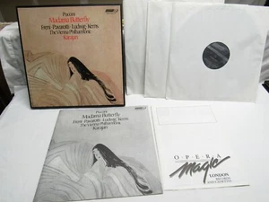 PUCCINI MADAMA BUTTERFLY OSA 13110 Triple Album Box London 12" Record - Picture 1 of 7