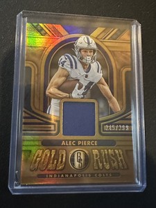 2023 Gold Standard Alec Pierce 245/299 Patch Colts
