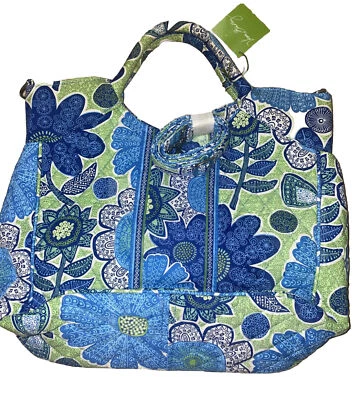 Nuevo Bandolera Vera Bradley Dos Vías Doodle Daisy Foto 1 de 3
