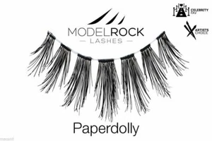 Modelrock Signature PaperDolly - Fake False Lashes 100% Human Hair Handmade - Imagen 1 de 1