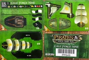 WizKids Pirates CSG of South China Seas 301 Gale Force Nine Unpunched - Picture 1 of 2