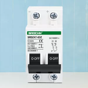 DC Leitungsschutzschalter Trennschalter PV Solar Photovoltaik 2/4-polig 10-125A - Bild 1 von 40