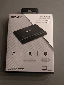 NEW PNY 500GB,Internal,2.5 inch (SSD7CS900-500-RB) Solid State Drive - Afbeelding 1 van 1