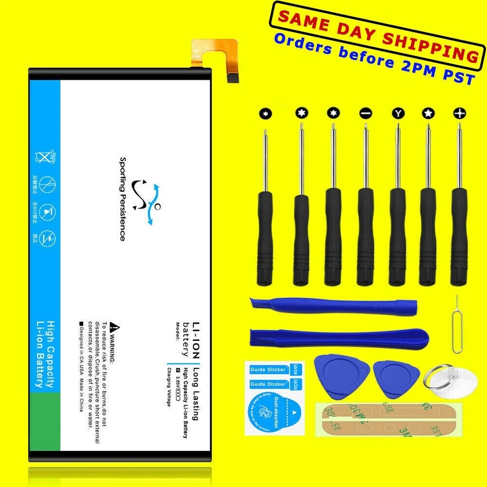 Juego de herramientas de destornillador a batería de larga vida útil 3800 mAh para LG G Pad F2 8,0 LK460 EE. UU. Foto 1 de 1