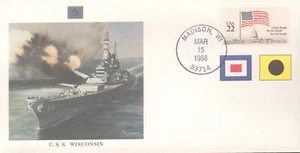 EE. UU. Wisconsin - gran información histórica en la parte posterior - Imagen 1 de 2