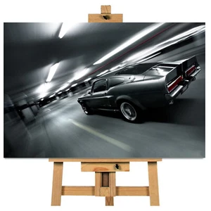 Ford Mustang GT 500 Shelby Eleanor Leinwand Bild Wandbild fertig zum Aufhängen - Bild 1 von 1