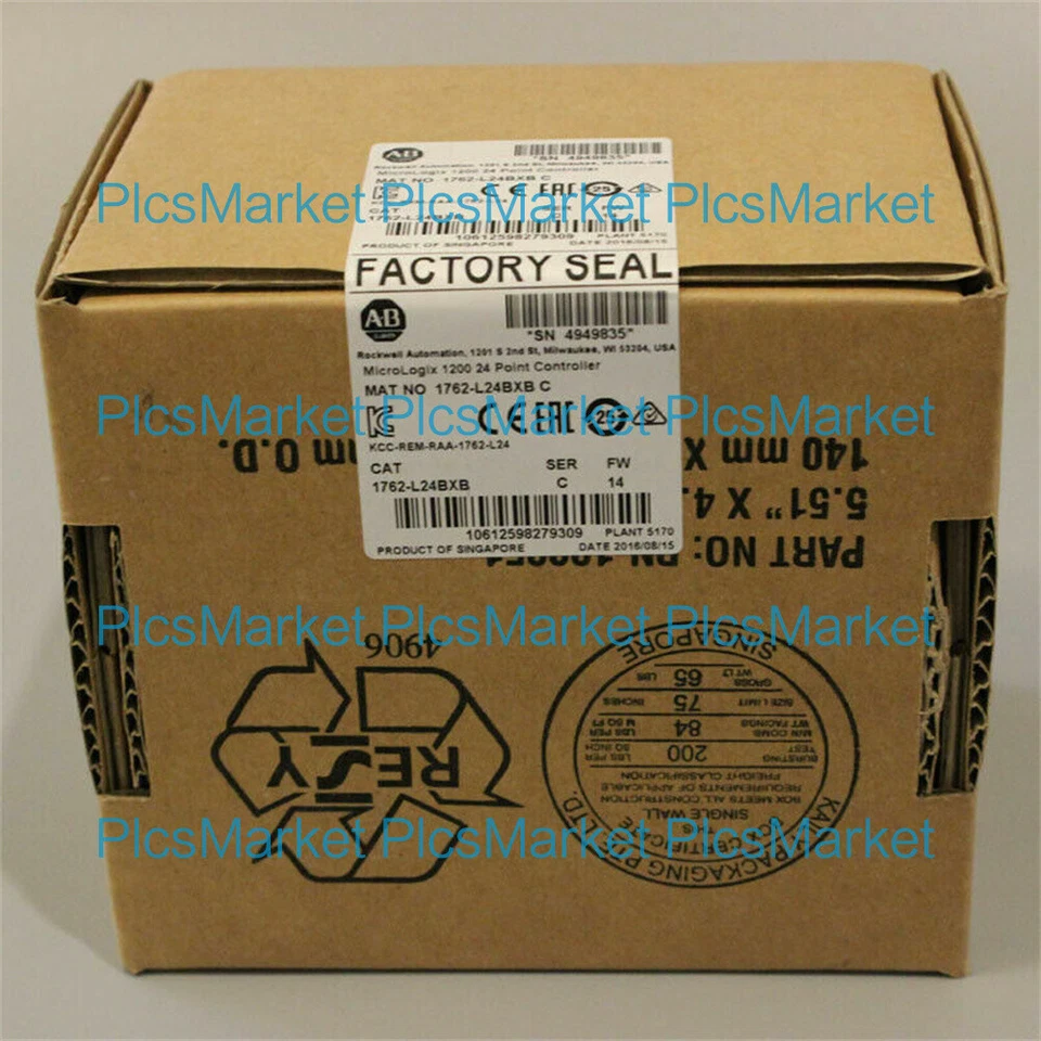 New Factory Sealed AB 1762-L24BXB SER C MicroLogix 1200 24 Point Controller - Image 1 of 1