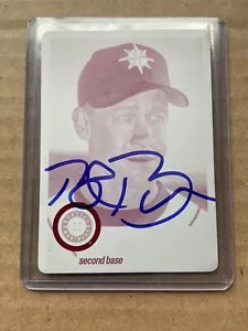 Signed 2016 Topps Archives #4 Bret Boone 1/1 Printing Plate Mariners Autographed - Picture 1 of 2