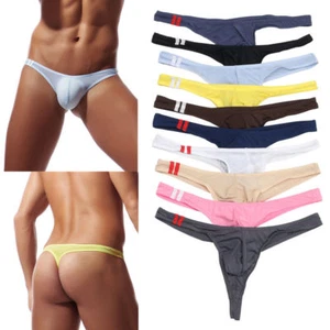 Herren G-Strings Dessous Unterwäsche Slips Tangas Tangas Bikiniunterhose T-Back - Bild 1 von 22
