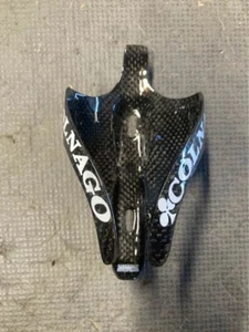 Colnago carbon fiber water bottle cage road bike cycling BLACK and WHITE - Picture 1 of 6