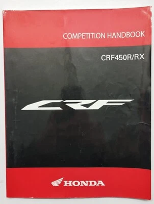 USED CONDITION GENUINE HONDA CRF450R/RX MOTOCROSS COMPETITION HANDBOOK 2021 - Image 1 of 3