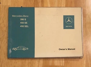 Mercedes-Benz Owner's Manual  280S 450SE 450SEL [ 116 Chassis ] - Picture 1 of 1