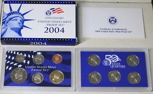 2004 United States Proof Set with Original Box and COA - Excellent Condition! - Picture 1 of 2