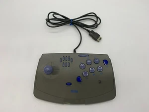 Sega Saturn Arcade Stick Joystick Japanese Gray - Picture 1 of 6