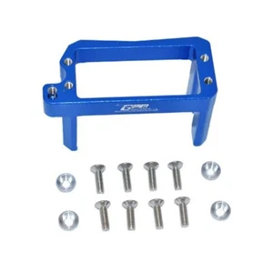 NEW GPM Racing Aluminum Servo Mount Blue : Losi 1/10 Lasernut U4 - Picture 1 of 4