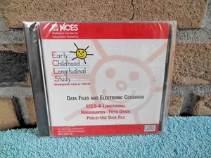nces early childhood longitudinal study data files & electronic codebook CD ROM - Picture 1 of 8