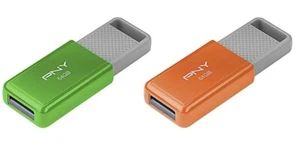 Totalmente Nuevas Unidades Flash PNY USB 2.0, 64 GB, Paquete de 2 Unidades - Imagen 1 de 3