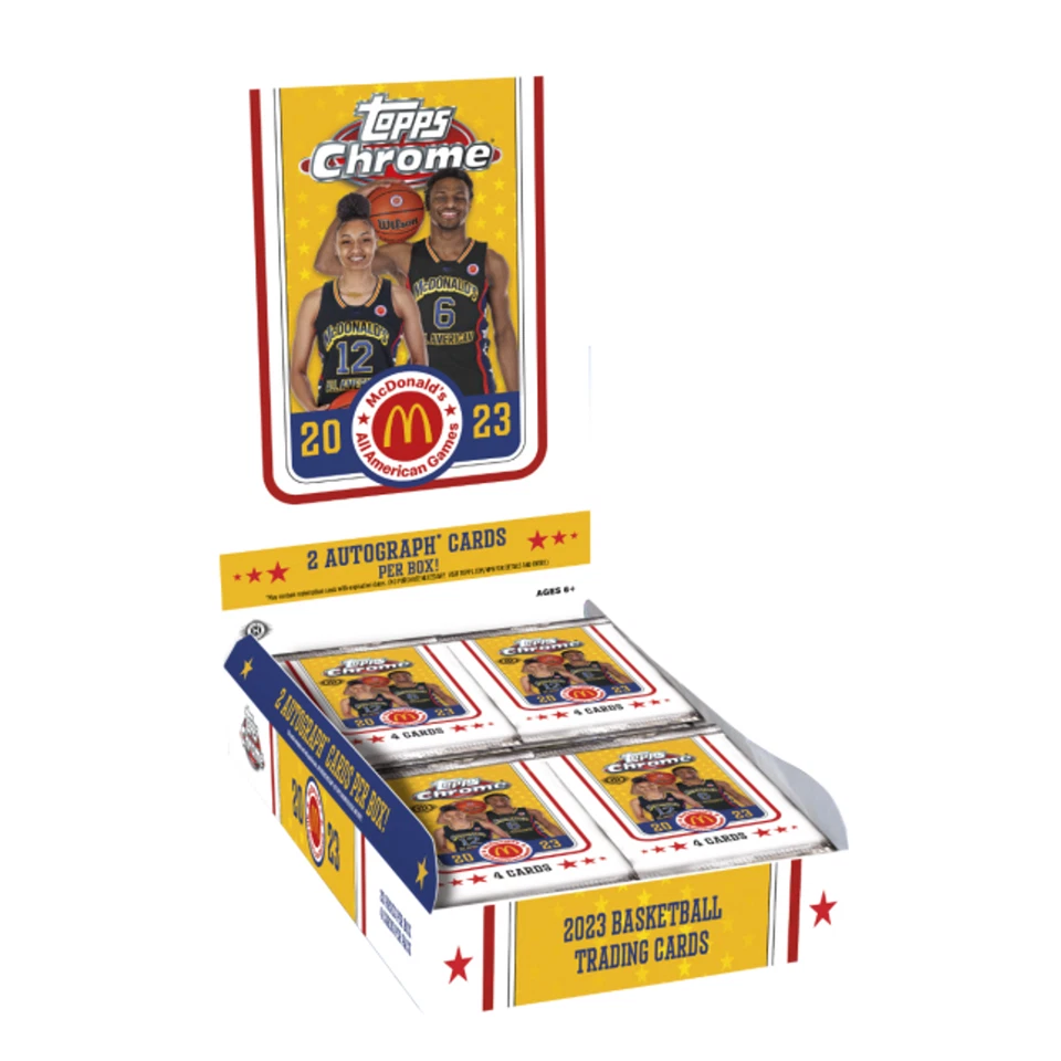 U PICK! 2023 Topps Chrome McDonald's All-American Base, Refr., Inserts, Parral. - Image 1 of 1