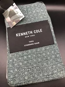NEW 1 KENNETH COLE THEO STANDARD PILLOW SHAM Green 20"x 26" Cotton - Picture 1 of 4